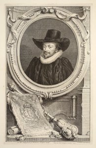 Portræt af ærkebiskop Williams, Lord Keeper of the Seal, illustration fra 