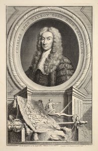 Portræt af Charles, Lord Talbot, illustration fra 