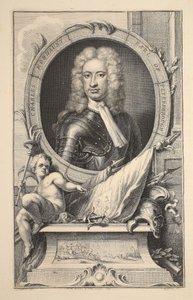 Portræt af Charles Mordaunt, jarl af Peterborough, illustration fra 