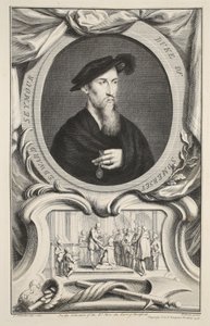 Portræt af Edward Seymour, hertug af Somerset, illustration fra 