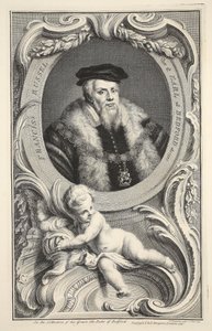 Portræt af Francis Russell, illustration fra 