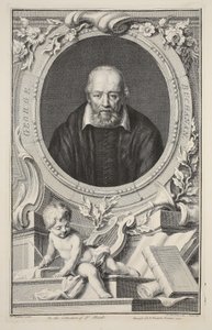 Portræt af George Buchanan, efter Frans Pourbus, illustration fra 