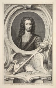 Portræt af Henry Boyle, Lord Carleton, illustration fra 