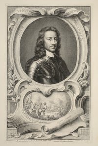 Portræt af John Hampden, illustration fra 
