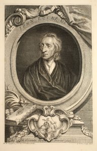 Portræt af John Locke, illustration fra 