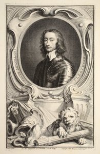 Portræt af generalleutnant Fleetwood, illustration fra "Heads of Illustrious Persons of Great Britain", udgivet af Knapton, London 1742 af Jacobus Houbraken