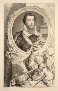 Portræt af Robert Devereux, jarl af Essex, 1601, illustration fra 