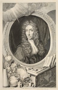 Portræt af The Hon. Robert Boyle, illustration fra 
