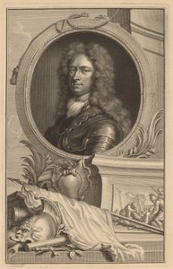 Portræt af en gentleman af Jacobus Houbraken