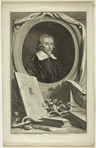 William Harvey, M.D. af Jacobus Houbraken