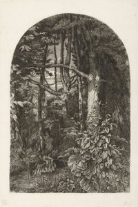 Skov med å af Jacobus Ludovicus Cornet