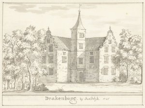 Slottet Drakenburg nær Soestdijk af Jacobus Stellingwerff