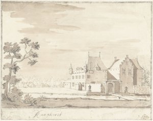 Raaphorst Slot nær Wassenaar Raaphorst (titel på objekt) af Jacobus Stellingwerff