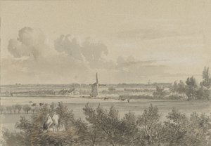 Landskab nær Maarssen af Jacobus Theodorus Abels