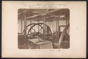 Bovenstoom pumpestation Prins Alexander / Kralingscheveer 18. september 1869 (titel på objekt) Genvinding af søerne i Schieland øst for Rotterdam (serietitel på objekt)