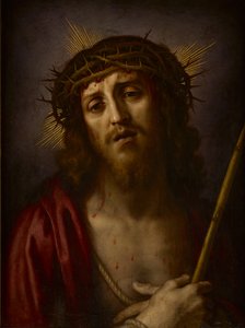 Ecce Homo (olie på lærred) af Jacopo (attr.to) Ligozzi