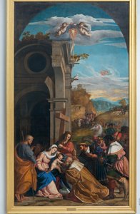 Tilbedelse af Magi i nærværelse af Saint Helen