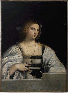 Portræt af en dame, Allegory of Virginity. (Maleri