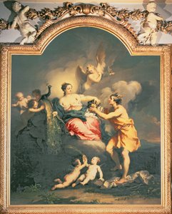 Juno modtager chefen for Argus (olie) af Jacopo Amigoni