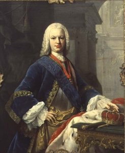 Portræt af Ferdinando IV, konge af Spanien (1711-59) (olie på lærred) af Jacopo Amigoni