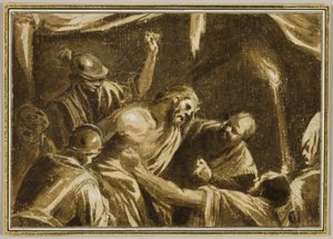 Kristus kronet med torne af Jacopo Bassano