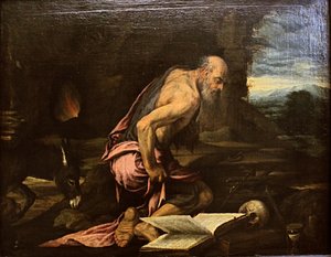 Den bodfærdige Sankt Hieronymus af Jacopo Bassano