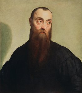 Portræt af en skægget mand af Jacopo Bassano