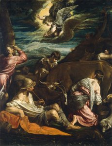 Bebudelsen til hyrderne af Jacopo Bassano