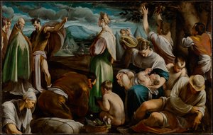 Vagtlernes mirakel af Jacopo Bassano