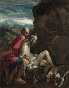 Den barmhjertige samaritaner, ca 1562-1563