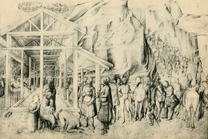 Tilbedelse af Magi, c1430-1460, 1943.