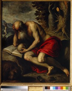 Sankt Jerome. Maleri af Jacopo Palma il Giovane den yngre (1544-1628), olie på lærred af Jacopo Il Giovane Palma