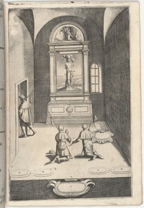 Sankt Sebastians kapel [plade N] af Jacopo Ligozzi