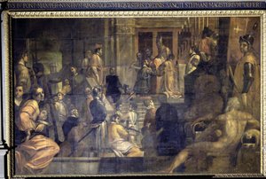 Cosimo I de Medici grundlagde Sankt Stefansordenen af Jacopo Ligozzi