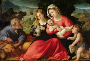 Den hellige familie, ca. 1508-12