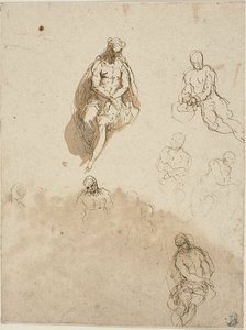 Studier til Tornekroningen af Jacopo Palma il Giovane