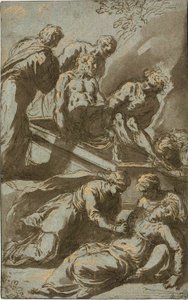 Kristi begravelse af Jacopo Palma il Giovane