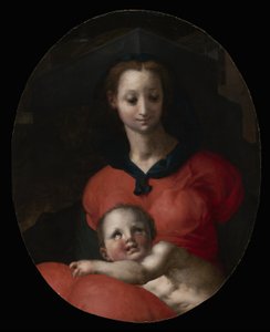 Jomfru og barn, kendt som Madonna del Libro, ca. 1545-46 af Jacopo Pontormo