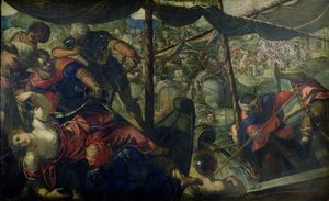 Kamp mellem tyrkere og kristne, c.158889 af Jacopo Robusti Tintoretto
