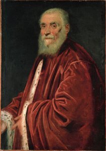 Marco Grimani, Venetiansk senator (olie på lærred) af Jacopo Robusti Tintoretto