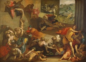 Massakren på de uskyldige af Jacopo Robusti Tintoretto