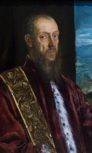 Portræt af Vincenzo Morosini, ca. 1575-80 (olie på lærred) af Jacopo Robusti Tintoretto