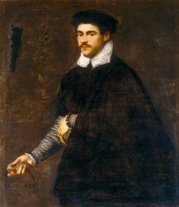 Portræt af en ung mand af Jacopo Robusti Tintoretto