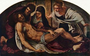 Depositionen, 1563, 1930. af Jacopo Robusti Tintoretto