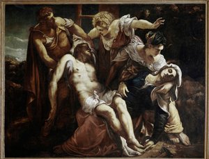 The Deposition of Christ, ca. 1559 (olie på lærred) af Jacopo Robusti Tintoretto