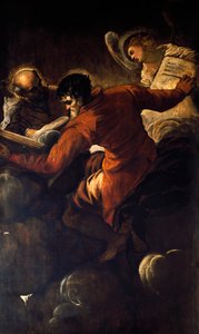 Evangelisterne Lukas og Matthæus af Jacopo Robusti Tintoretto