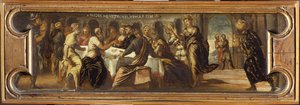 Belshazzars fest. af Jacopo Robusti Tintoretto