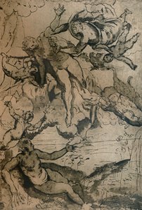 Mælkevejens oprindelse, c1575 1932. af Jacopo Robusti Tintoretto