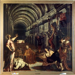 Opdagelsen af liget af Sankt Markus af Jacopo Robusti Tintoretto