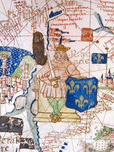 Renæssancekort over Europa, Jacopo Russo, (efter) 1528